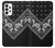 S3363 Bandana Black Pattern Funda Carcasa Case para Samsung Galaxy A73 5G