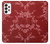 S3817 Red Floral Cherry blossom Pattern Funda Carcasa Case para Samsung Galaxy A73 5G