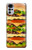 S0790 Hamburger Funda Carcasa Case para Motorola Moto G22