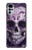 S3582 Purple Sugar Skull Funda Carcasa Case para Motorola Moto G22