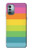 S2363 Rainbow Pattern Funda Carcasa Case para Nokia G11, G21