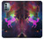 S2486 Rainbow Unicorn Nebula Space Funda Carcasa Case para Nokia G11, G21