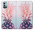 S3711 Pink Pineapple Funda Carcasa Case para Nokia G11, G21