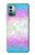 S3747 Trans Flag Polygon Funda Carcasa Case para Nokia G11, G21