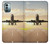 S3837 Airplane Take off Sunrise Funda Carcasa Case para Nokia G11, G21