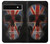 S3848 United Kingdom Flag Skull Funda Carcasa Case para Google Pixel 6a
