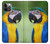 S3888 Macaw Face Bird Funda Carcasa Case para iPhone 12, iPhone 12 Pro