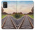 S3866 Railway Straight Train Track Funda Carcasa Case para Samsung Galaxy A03S