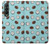 S3860 Coconut Dot Pattern Funda Carcasa Case para Samsung Galaxy Z Fold 3 5G