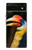 S3876 Colorful Hornbill Funda Carcasa Case para Google Pixel 6a