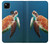 S3899 Sea Turtle Funda Carcasa Case para Google Pixel 4a