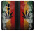 S3890 Reggae Rasta Flag Smoke Funda Carcasa Case para LG G7 ThinQ