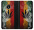 S3890 Reggae Rasta Flag Smoke Funda Carcasa Case para Motorola Moto G5 Plus