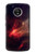 S3897 Red Nebula Space Funda Carcasa Case para Motorola Moto G5