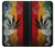 S3890 Reggae Rasta Flag Smoke Funda Carcasa Case para Motorola Moto E6, Moto E (6th Gen)