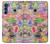 S3904 Travel Stamps Funda Carcasa Case para Motorola Edge S30