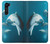 S3878 Dolphin Funda Carcasa Case para Motorola Edge