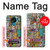 S3879 Retro Music Doodle Funda Carcasa Case para Nokia 3.4