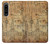 S3868 Aircraft Blueprint Old Paper Funda Carcasa Case para Sony Xperia 1 IV