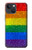 S2683 Rainbow LGBT Pride Flag Funda Carcasa Case para iPhone 14