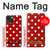 S2951 Red Polka Dots Funda Carcasa Case para iPhone 14