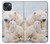 S3373 Polar Bear Hug Family Funda Carcasa Case para iPhone 14