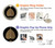 S2331 Gold Leaf Buddhist Om Symbol Funda Carcasa Case para iPhone 14 Pro Max