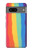 S3799 Cute Vertical Watercolor Rainbow Funda Carcasa Case para Google Pixel 7