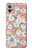 S3688 Floral Flower Art Pattern Funda Carcasa Case para Motorola Moto G32