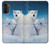 S0285 Polar Bear Family Arctic Funda Carcasa Case para Motorola Moto G52, G82 5G