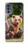 S3558 Bear Family Funda Carcasa Case para Motorola Moto G62 5G