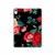 S3112 Rose Floral Pattern Black Funda Carcasa Case para iPad 10.9 (2022)