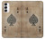 S2928 Vintage Spades Ace Card Funda Carcasa Case para Samsung Galaxy S23