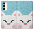 S3542 Cute Cat Cartoon Funda Carcasa Case para Samsung Galaxy S23 Plus