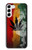 S3890 Reggae Rasta Flag Smoke Funda Carcasa Case para Samsung Galaxy S23 Plus