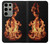 S3379 Fire Frame Funda Carcasa Case para Samsung Galaxy S23 Ultra