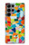 S3391 Abstract Art Mosaic Tiles Graphic Funda Carcasa Case para Samsung Galaxy S23 Ultra