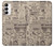 S3819 Retro Vintage Paper Funda Carcasa Case para Samsung Galaxy A14 5G