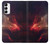 S3897 Red Nebula Space Funda Carcasa Case para Samsung Galaxy A14 5G