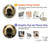 S0840 Grizzly Bear Face Funda Carcasa Case para Motorola Edge+ (2023), X40, X40 Pro, Edge 40 Pro