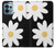 S2315 Daisy White Flowers Funda Carcasa Case para Motorola Edge+ (2023), X40, X40 Pro, Edge 40 Pro