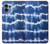 S3671 Blue Tie Dye Funda Carcasa Case para Motorola Edge+ (2023), X40, X40 Pro, Edge 40 Pro