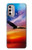 S3841 Bald Eagle Flying Colorful Sky Funda Carcasa Case para Motorola Moto G Stylus 4G (2022)