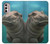 S3871 Cute Baby Hippo Hippopotamus Funda Carcasa Case para Motorola Moto G Stylus 4G (2022)