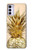 S3490 Gold Pineapple Funda Carcasa Case para Motorola Moto G42