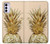 S3490 Gold Pineapple Funda Carcasa Case para Motorola Moto G42