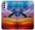 S3841 Bald Eagle Flying Colorful Sky Funda Carcasa Case para Motorola Moto G42