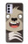 S3855 Sloth Face Cartoon Funda Carcasa Case para Motorola Moto G42