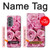 S2943 Pink Rose Funda Carcasa Case para Motorola Edge (2022)