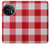 S3535 Red Gingham Funda Carcasa Case para OnePlus 11